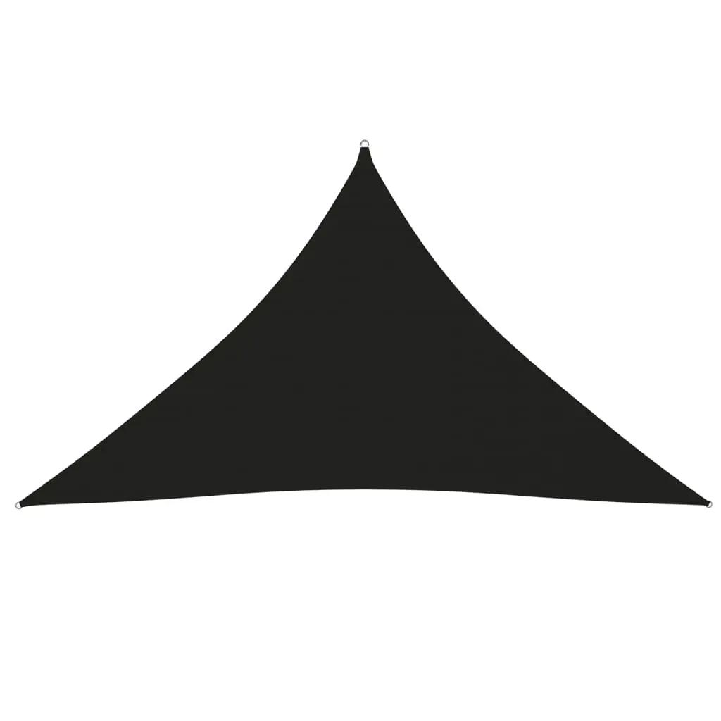 Zonnescherm driehoekig 4x4x5,8 m oxford stof zwart (1)