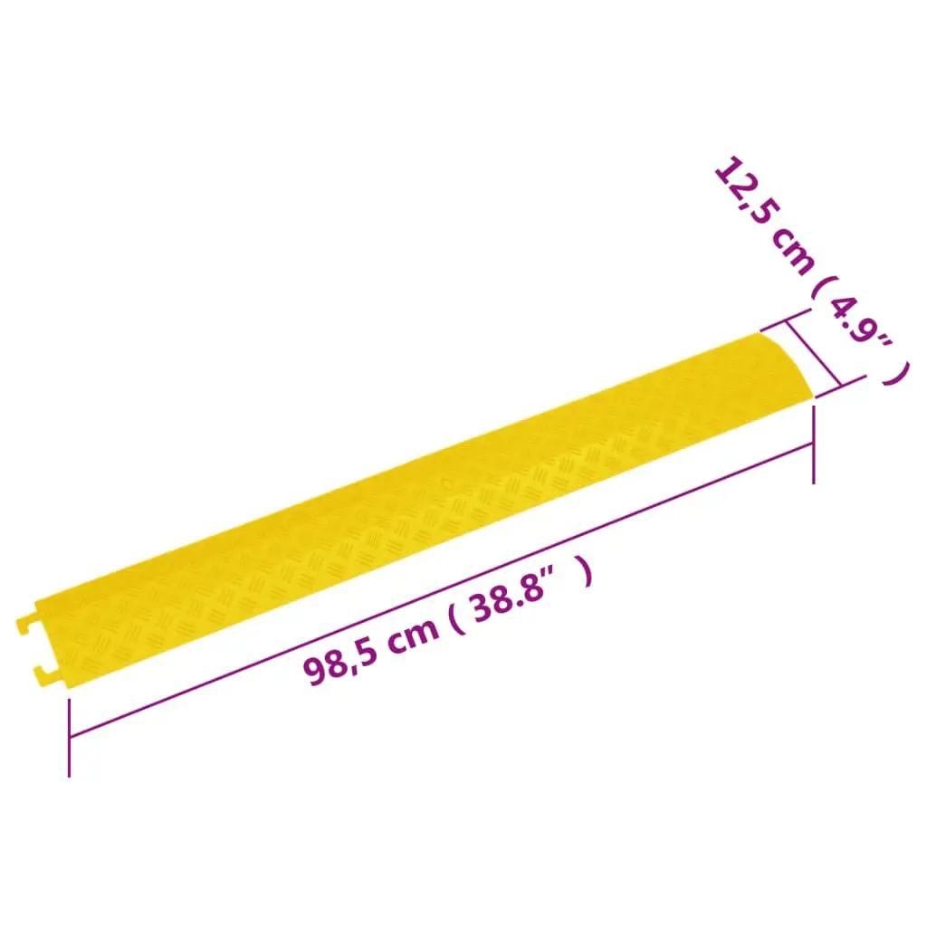 Kabelbeschermers drempel 4 st 98,5 cm geel (6)