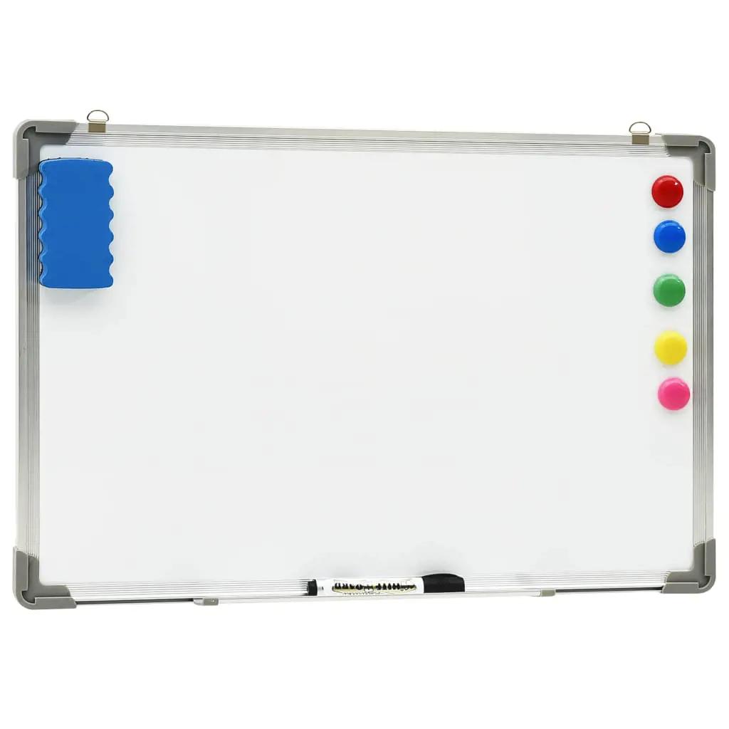 Whiteboard magnetisch 60x40 cm staal wit (2)