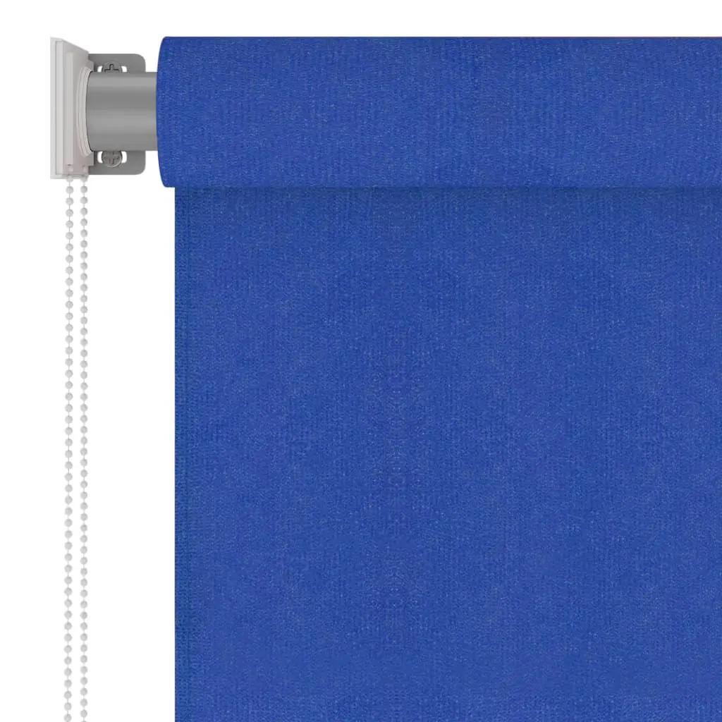 Rolgordijn voor buiten 60x140 cm HDPE blauw (3)