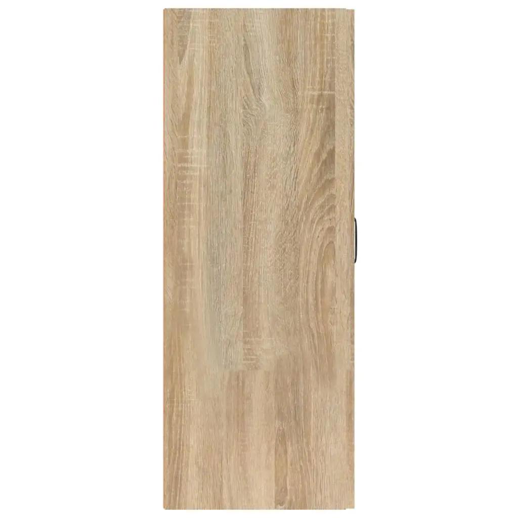 Hangkast 69,5x34x90 cm bewerkt hout sonoma eikenkleurig (7)