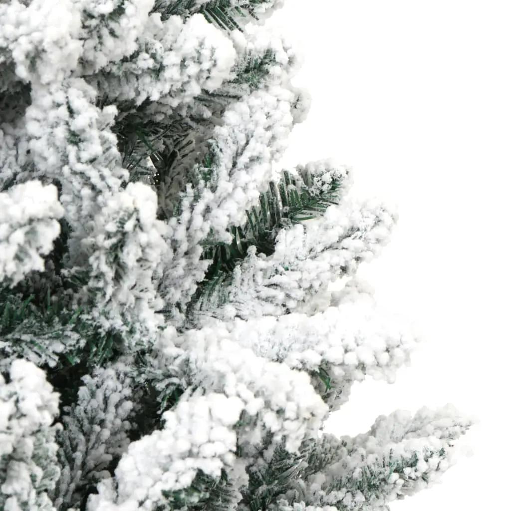 Kunstkerstboom met scharnieren en sneeuw 120 cm (6)