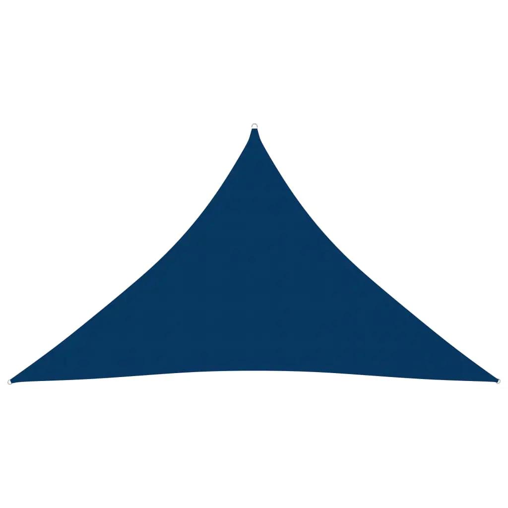 Zonnescherm driehoekig 2,5x2,5x3,5 m oxford stof blauw (1)