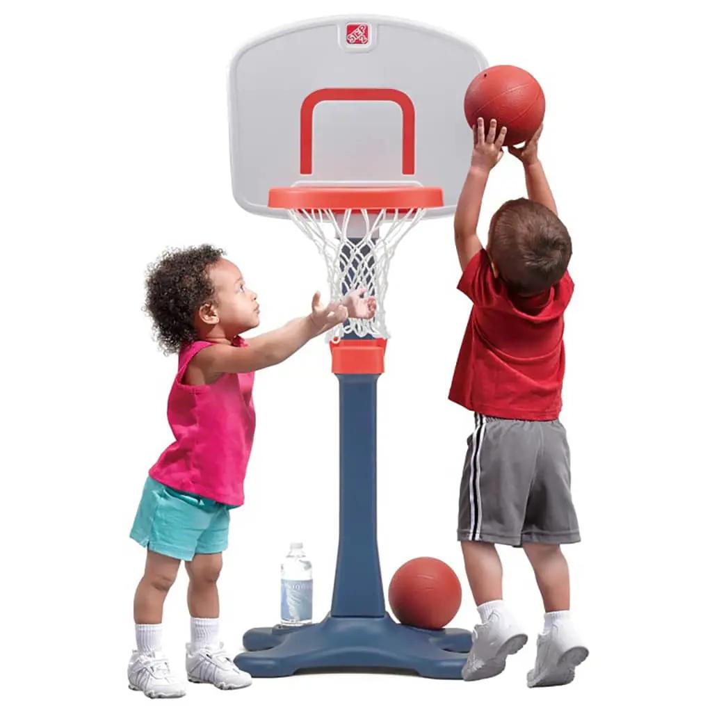 Step2 Basketbalset Shootin' Hoops Junior blauw, wit en oranje (5)