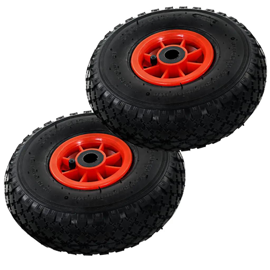 Steekwagenwielen 2 st 3,00-4 (245x82) rubber