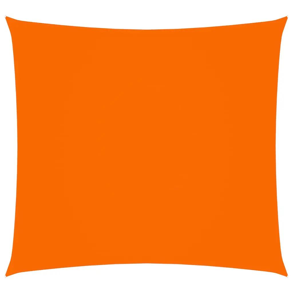 Zonnescherm vierkant 6x6 m oxford stof oranje (1)