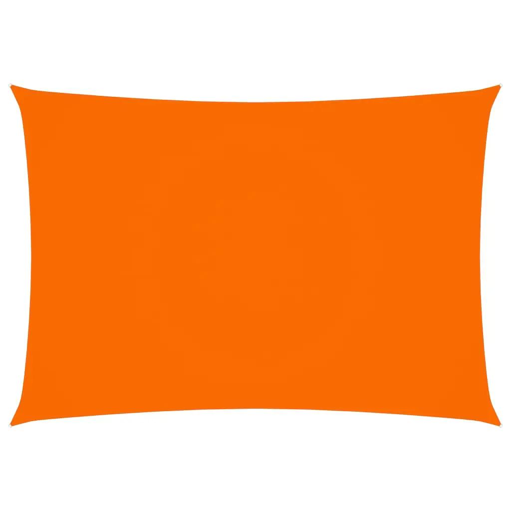 Zonnescherm rechthoekig 3,5x5 m oxford stof oranje (1)