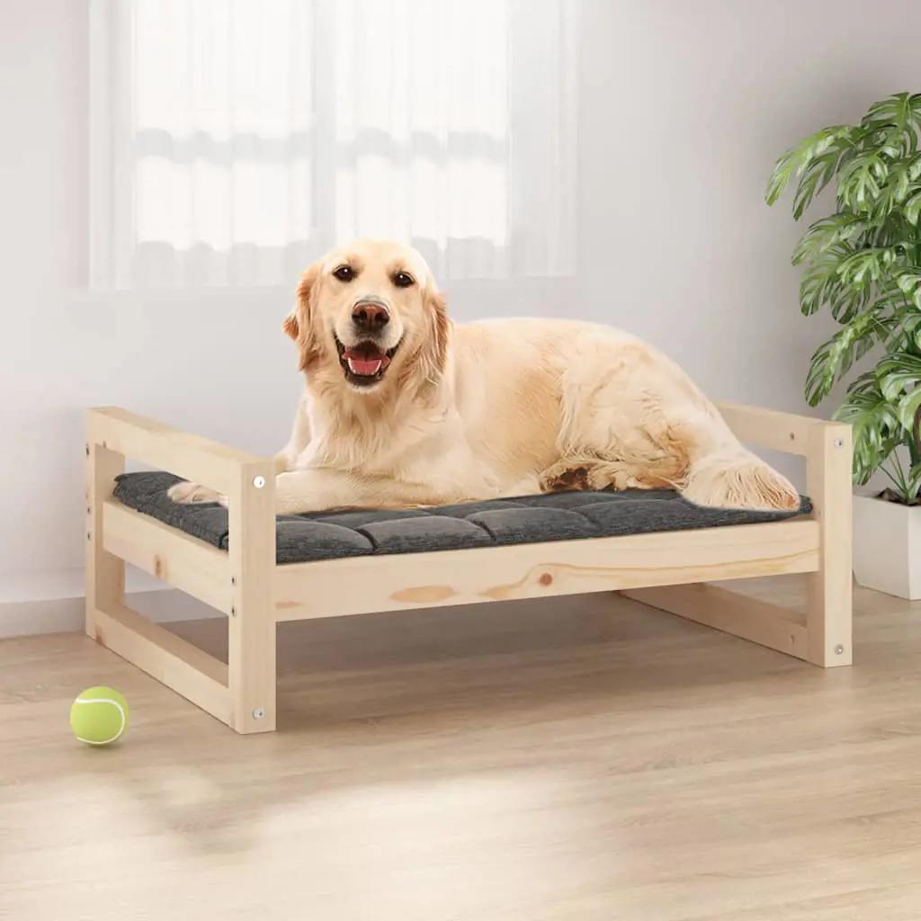 Hondenmand 75,5x55,5x28 cm massief grenenhout (1)
