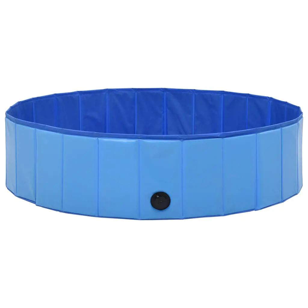 Hondenzwembad inklapbaar 120x30 cm PVC blauw (4)