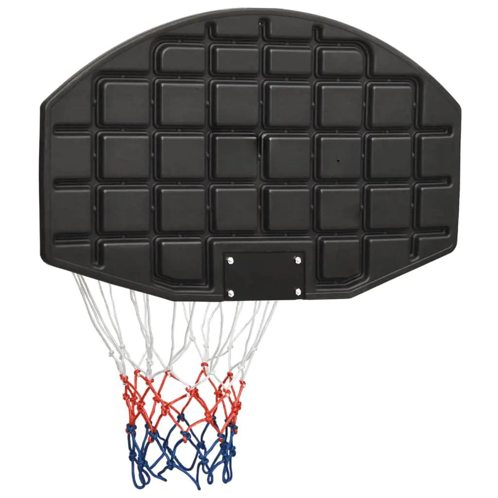 Basketbalbord 71x45x2 cm polyetheen zwart (5)