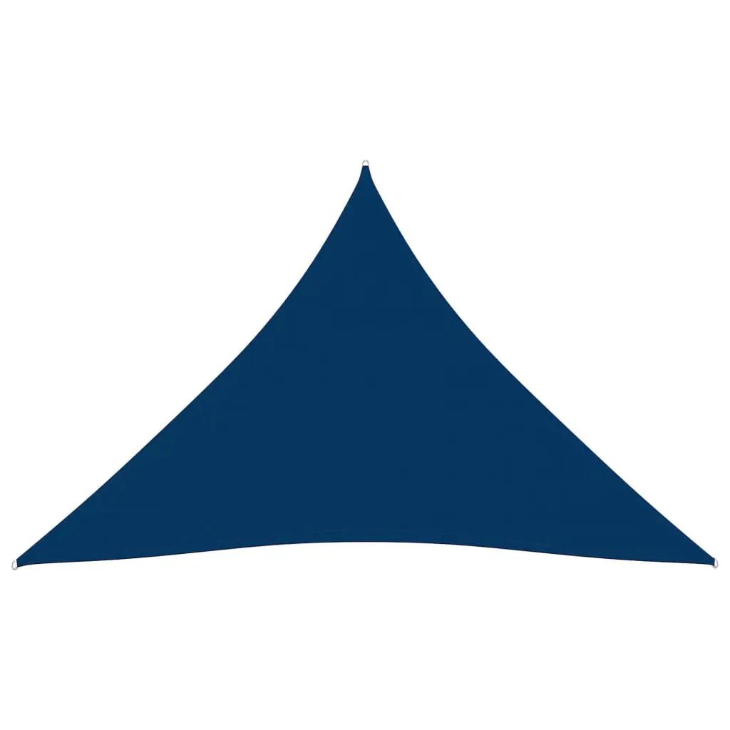 Zonnescherm driehoekig 5x6x6 m oxford stof blauw (2)