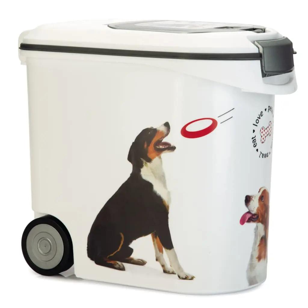 Curver Voedselcontainer hond met wielen 35 L (1)