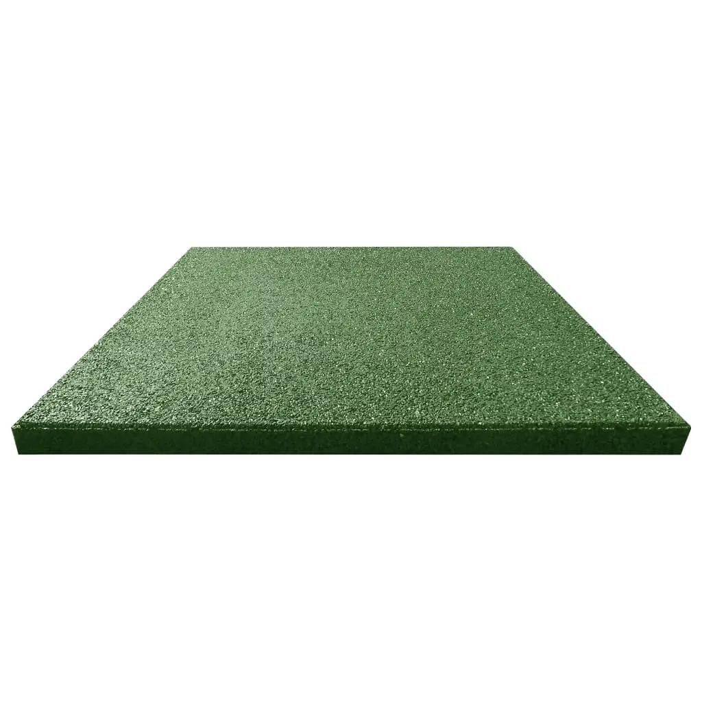 Valtegels 12 st 50x50x3 cm rubber groen (3)