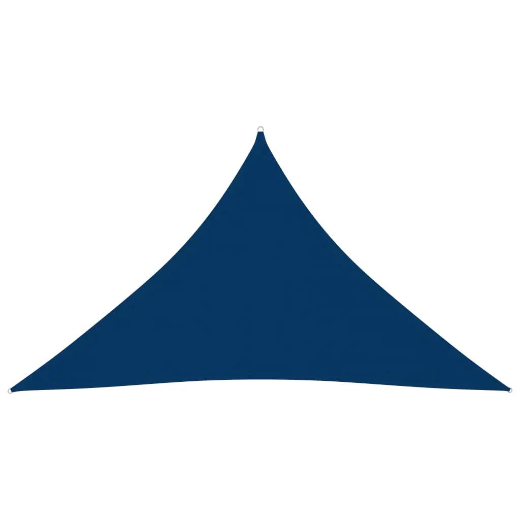 Zonnescherm driehoekig 3x3x4,24 m oxford stof blauw (1)