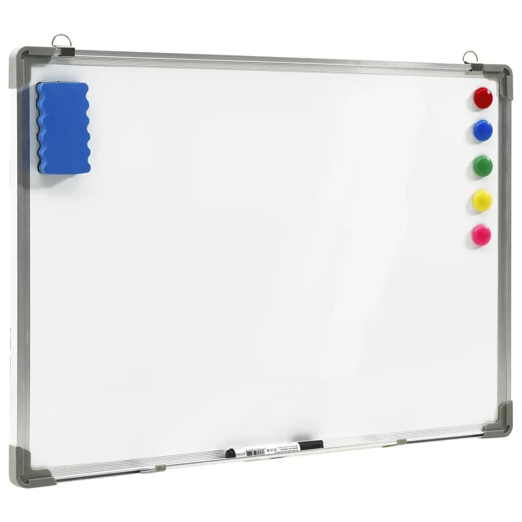 Whiteboard magnetisch 70x50 cm staal wit (2)