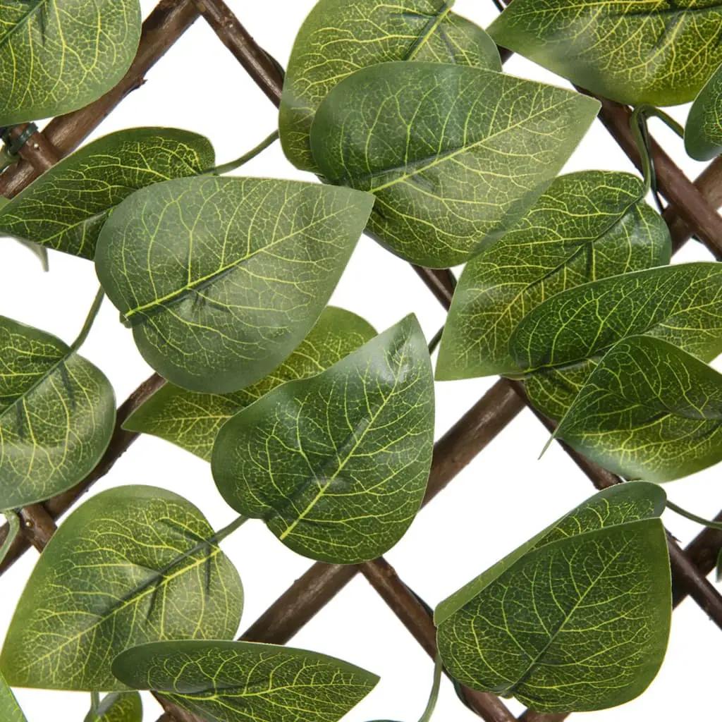 Nature Tuinlatwerk met laurier groene bladeren 90x180 cm (3)