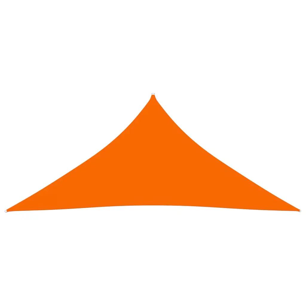 Zonnescherm driehoekig 3x3x3 m oxford stof oranje (2)