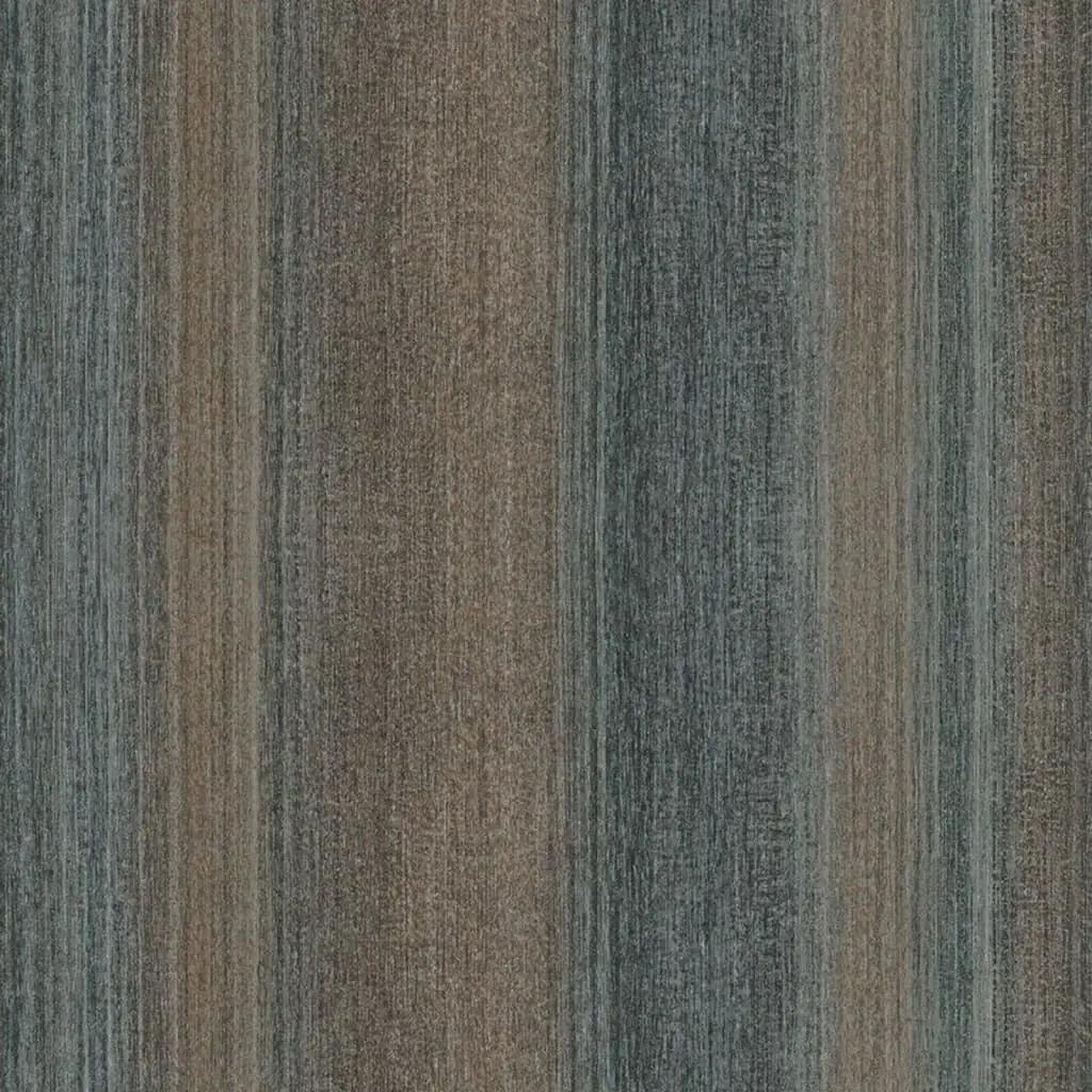 Vintage Deluxe Behang Stripes bruin en blauw (2)