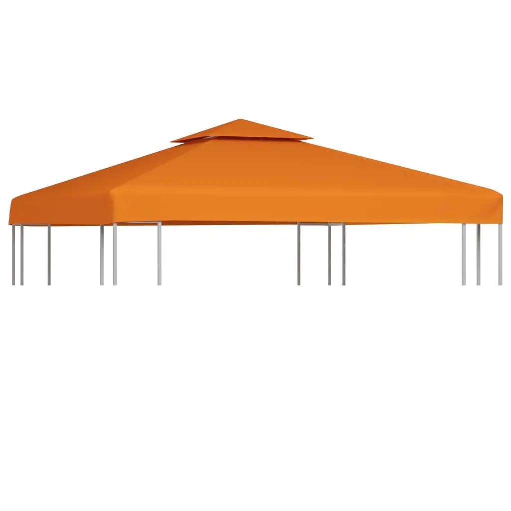 Vervangend tentdoek prieel 310 g/m² 3x3 m oranje