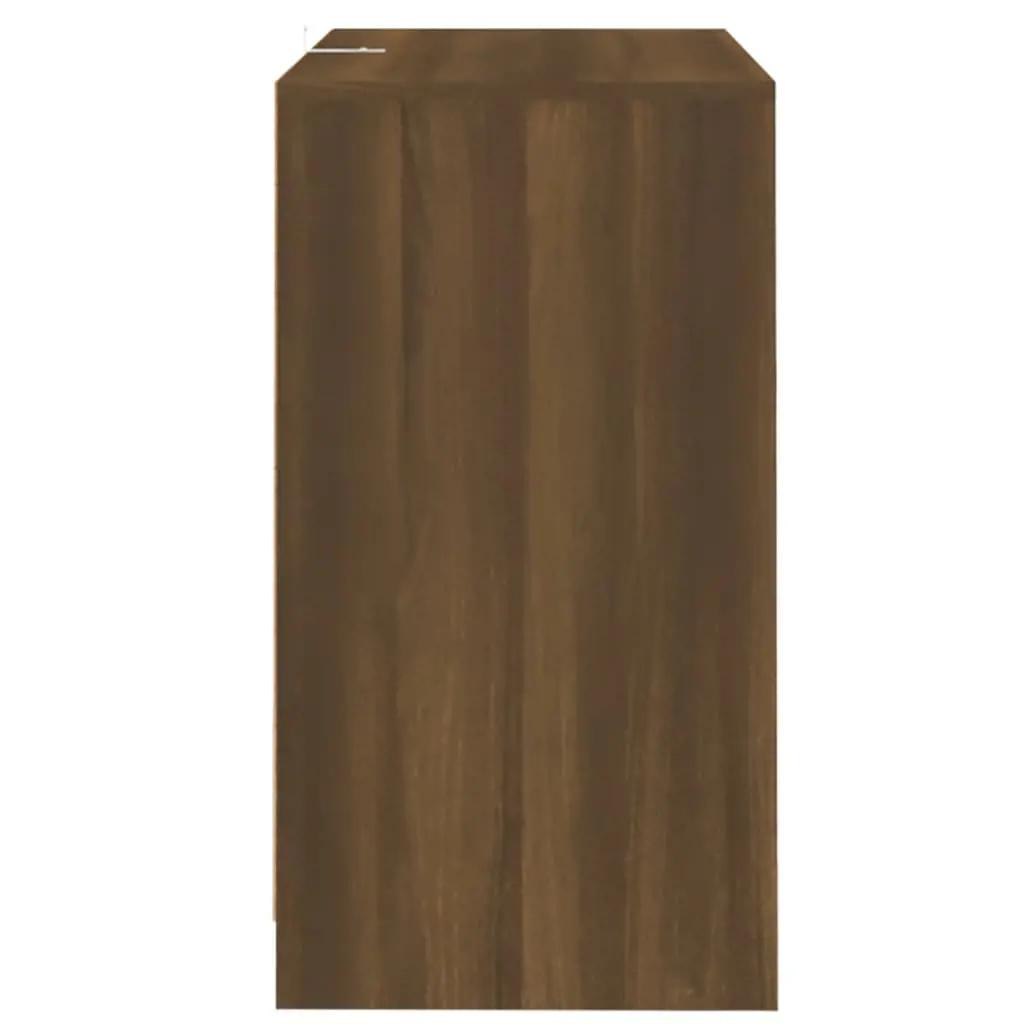 Dressoir 70x41x75 cm spaanplaat bruineikenkleurig (4)