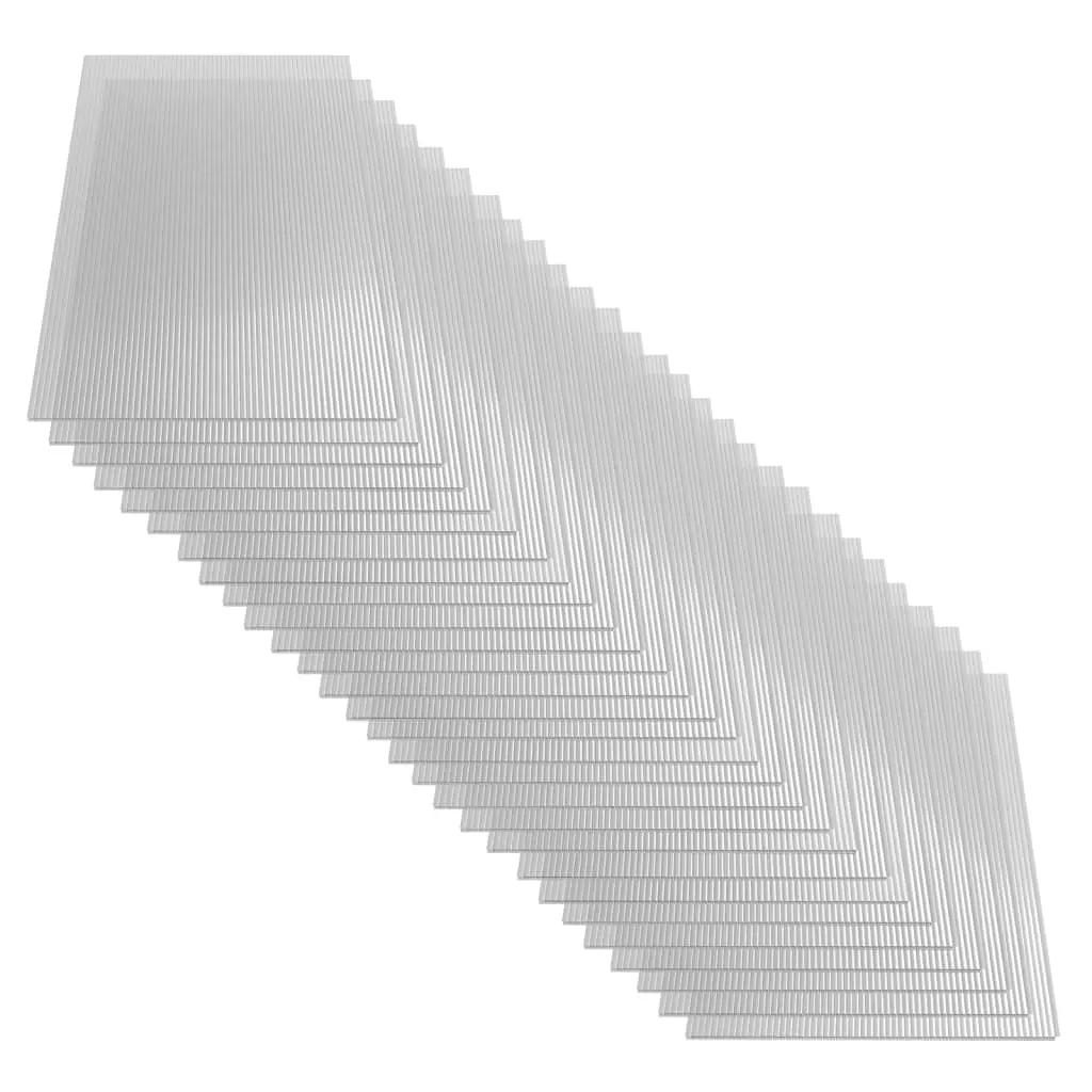 Polycarbonaatplaten 28 st 4 mm 121x60 cm (3)
