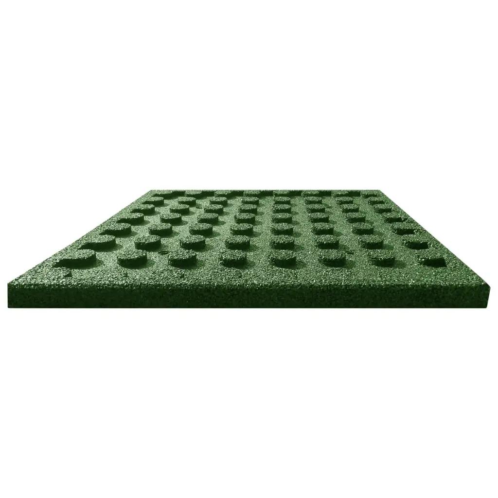 Valtegels 12 st 50x50x3 cm rubber groen (5)
