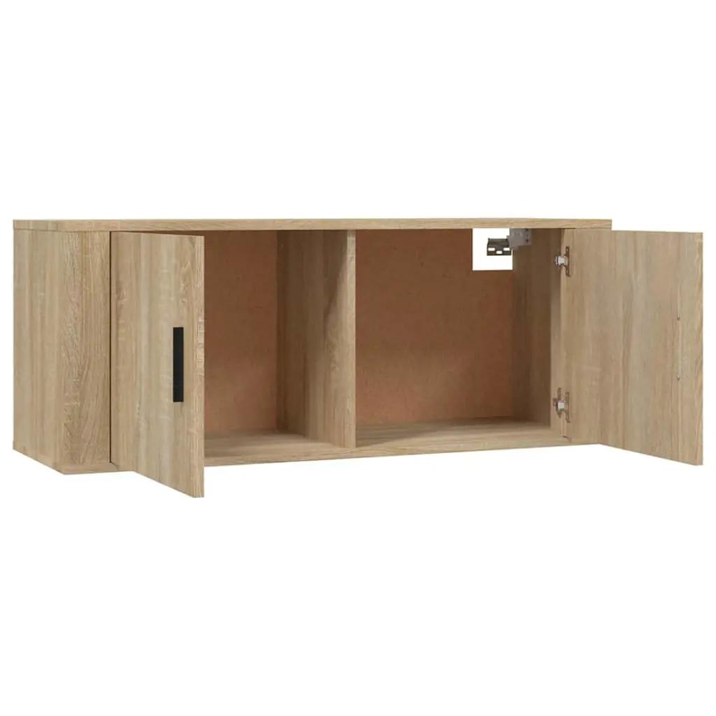 2-delige Tv-meubelset bewerkt hout sonoma eikenkleurig (5)