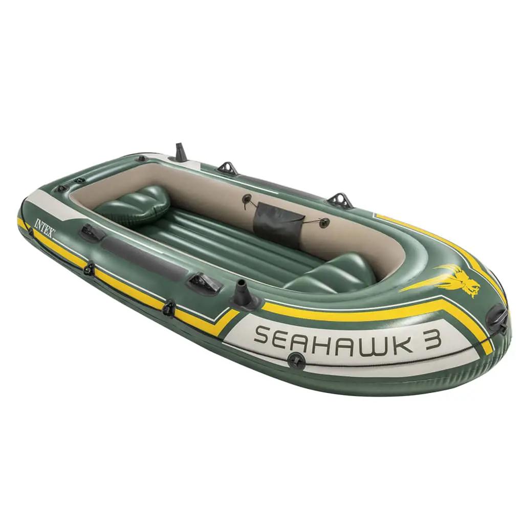 Intex Opblaasbootset Seahawk 3 met trolling motor en beugel (2)
