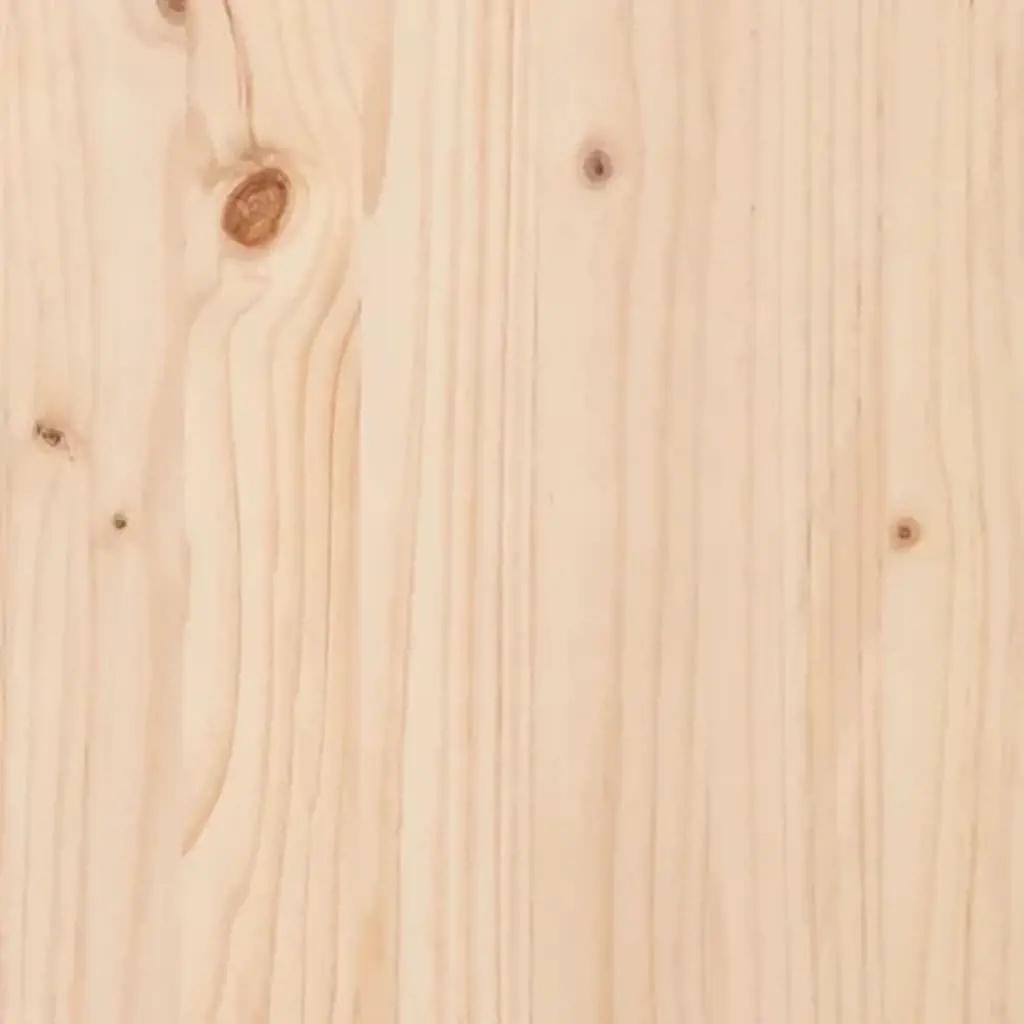 Hoofdbord 205,5x4x100 cm massief grenenhout (5)