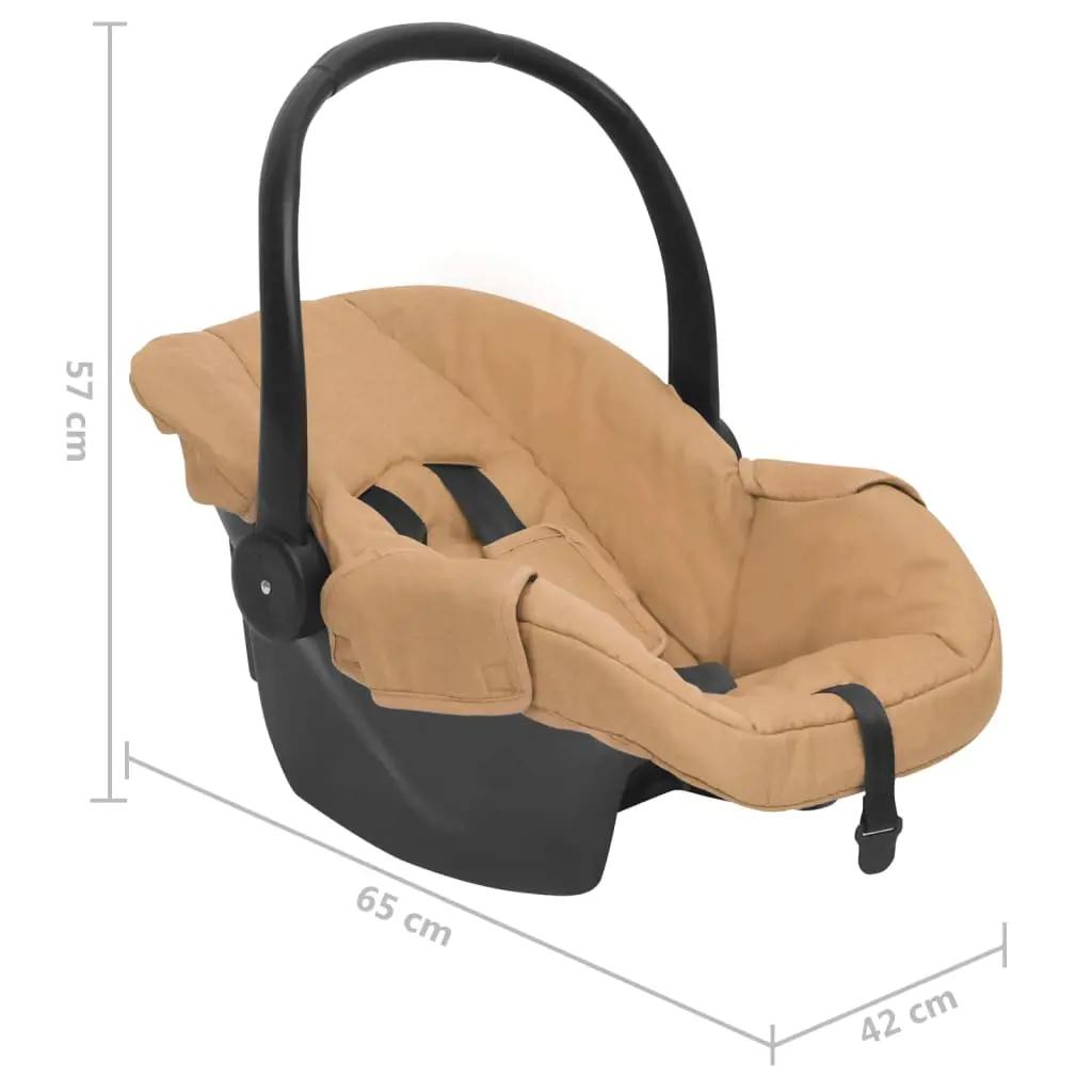 Babyautostoel 42x65x57 cm taupe (9)