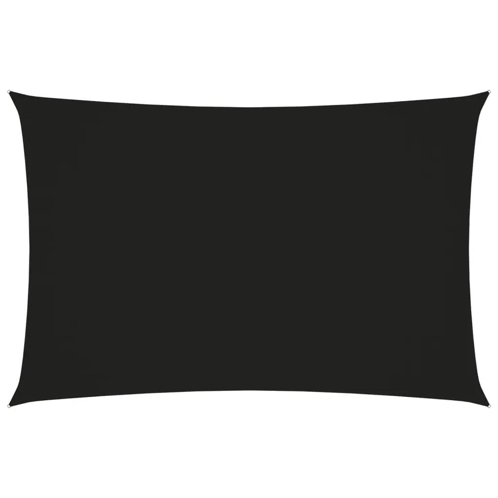 Zonnescherm rechthoekig 2x4,5 m oxford stof zwart (1)