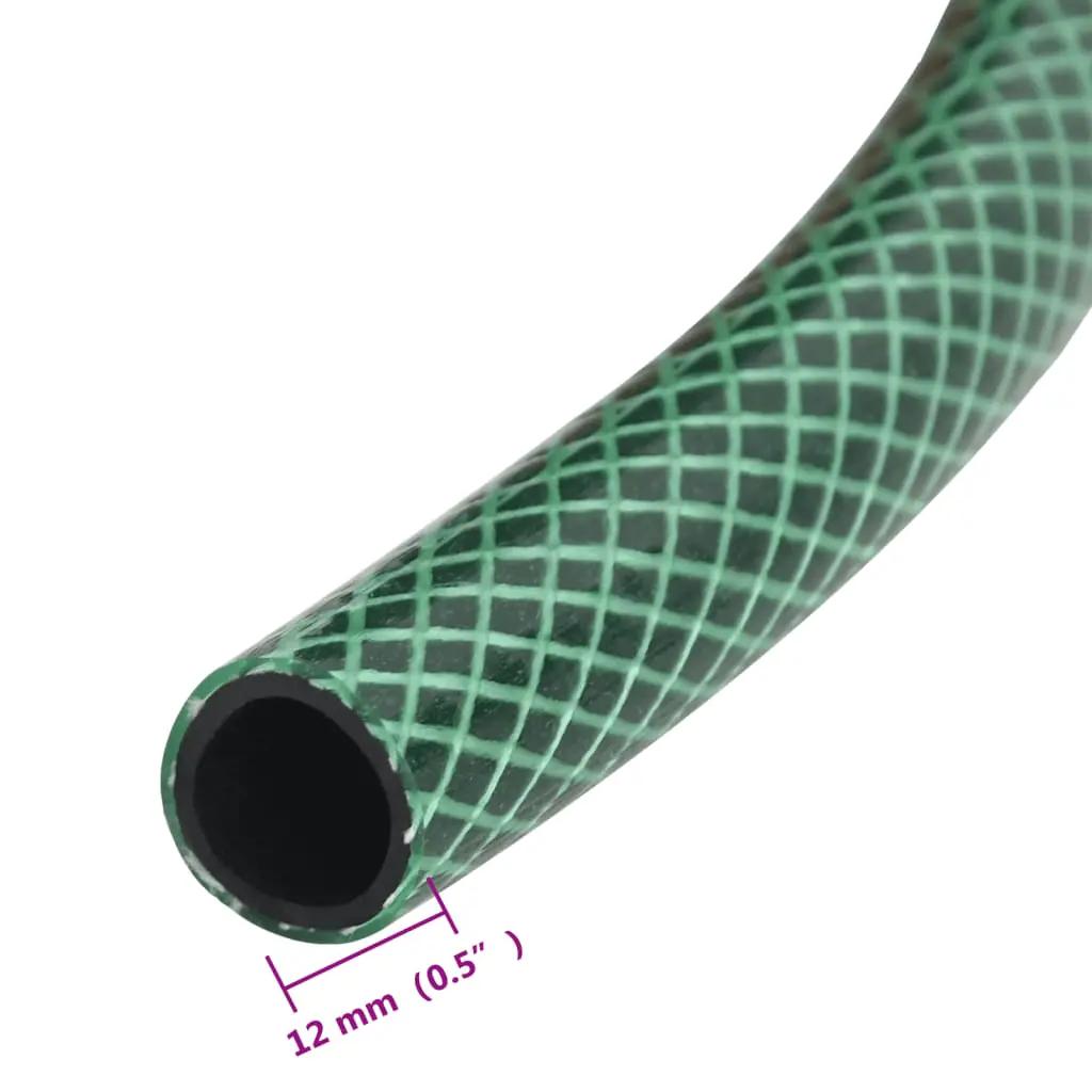 Tuinslang met koppelingsset 0,6'' 50 m PVC groen (12)