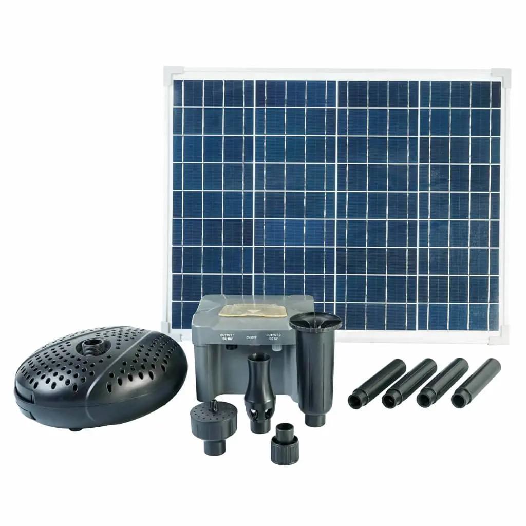 Ubbink SolarMax 2500 set met zonnepaneel, pomp en accu