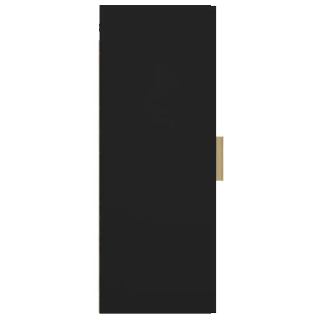 Hangkast 34,5x34x90 cm zwart (8)