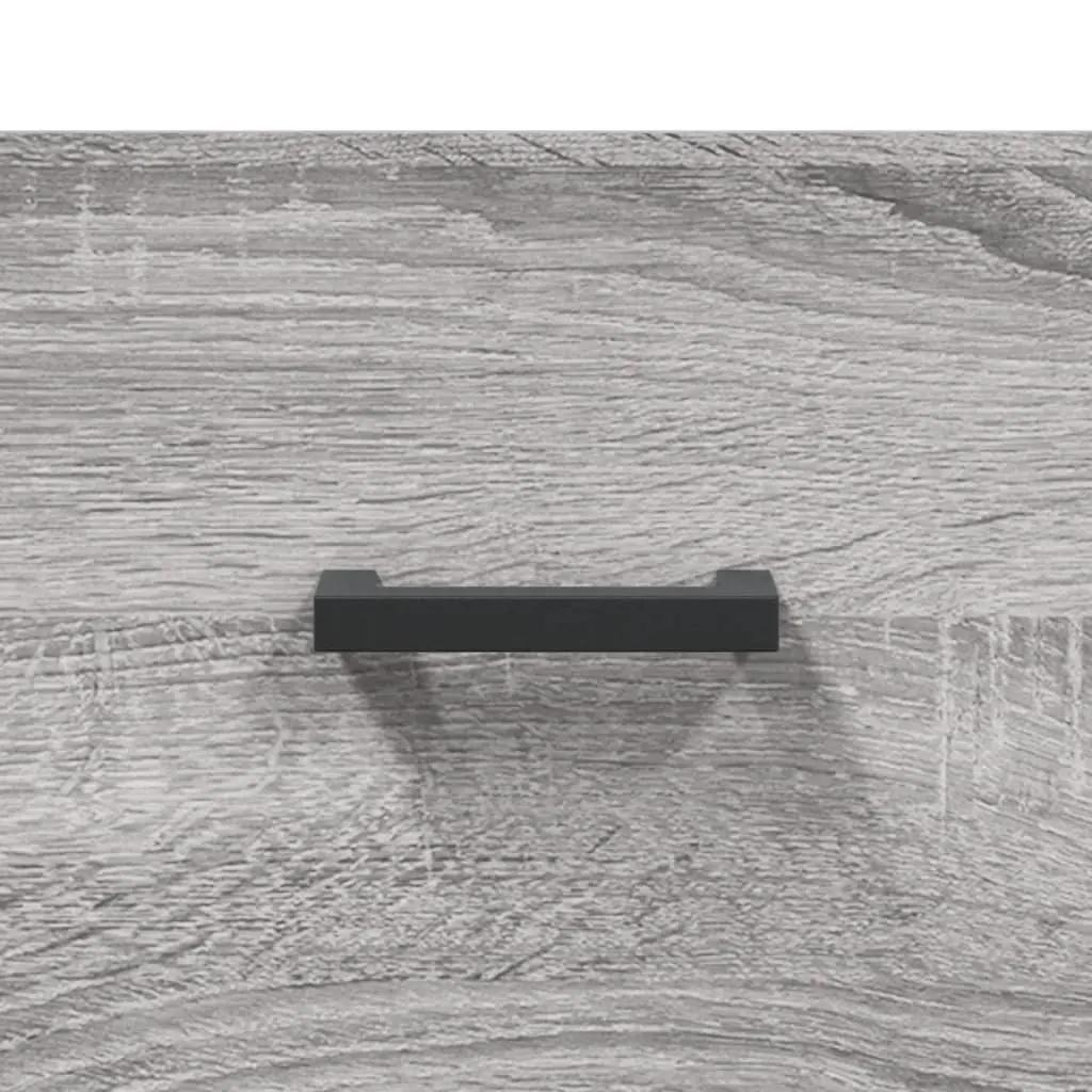 Dressoir 100x36x60 cm bewerkt hout grijs sonoma eikenkleurig (9)
