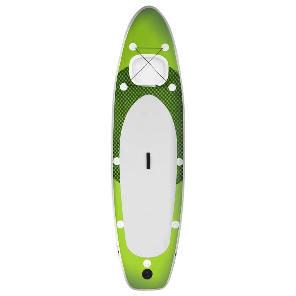 Stand Up Paddleboardset opblaasbaar 300x76x10 cm groen (3)