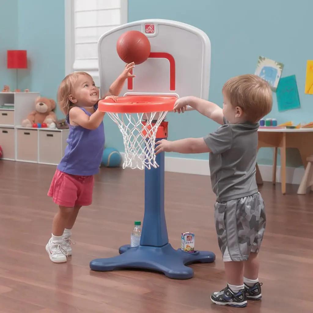 Step2 Basketbalset Shootin' Hoops Junior blauw, wit en oranje (6)
