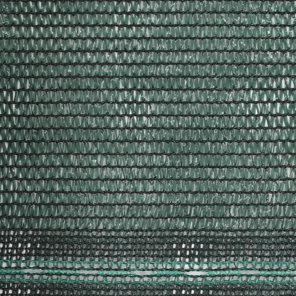 Tennisscherm 2x50 m HDPE groen (5)