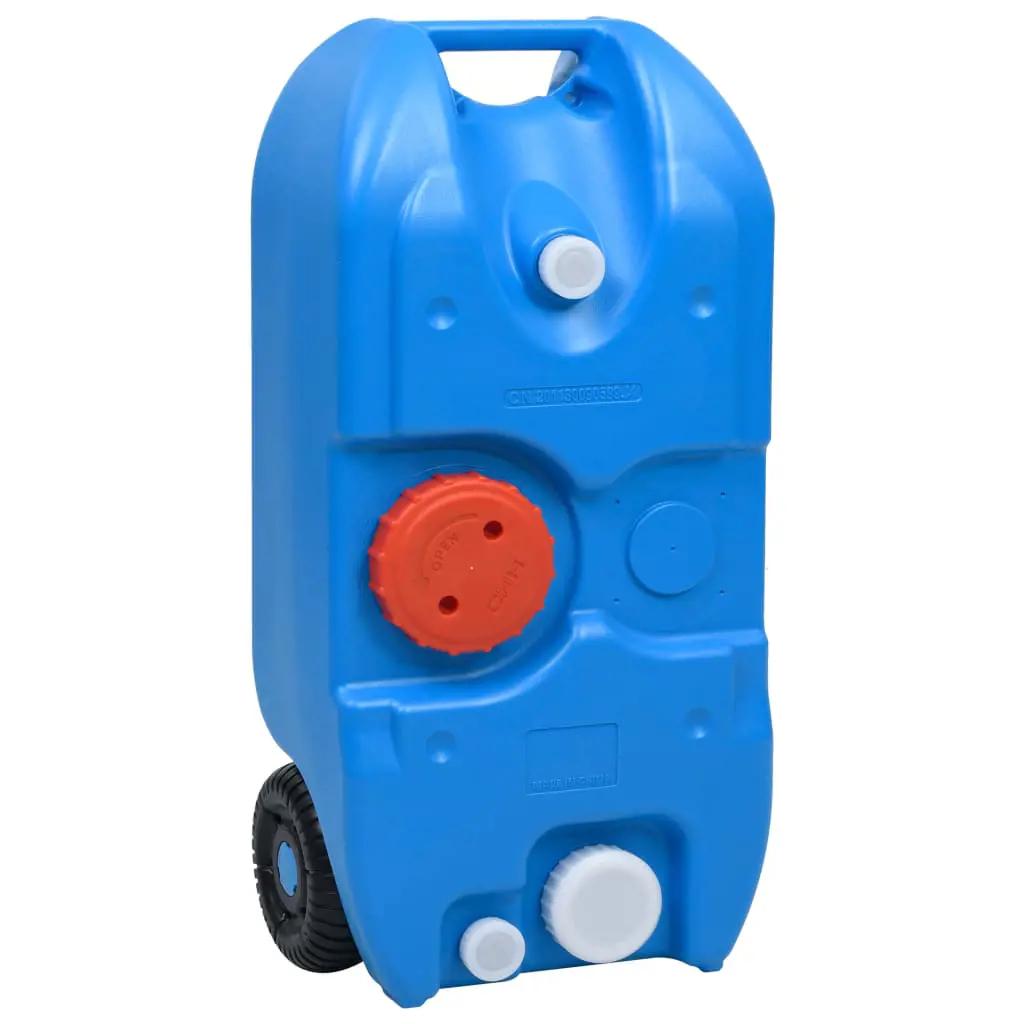 Watertank op wielen 40 L blauw (1)