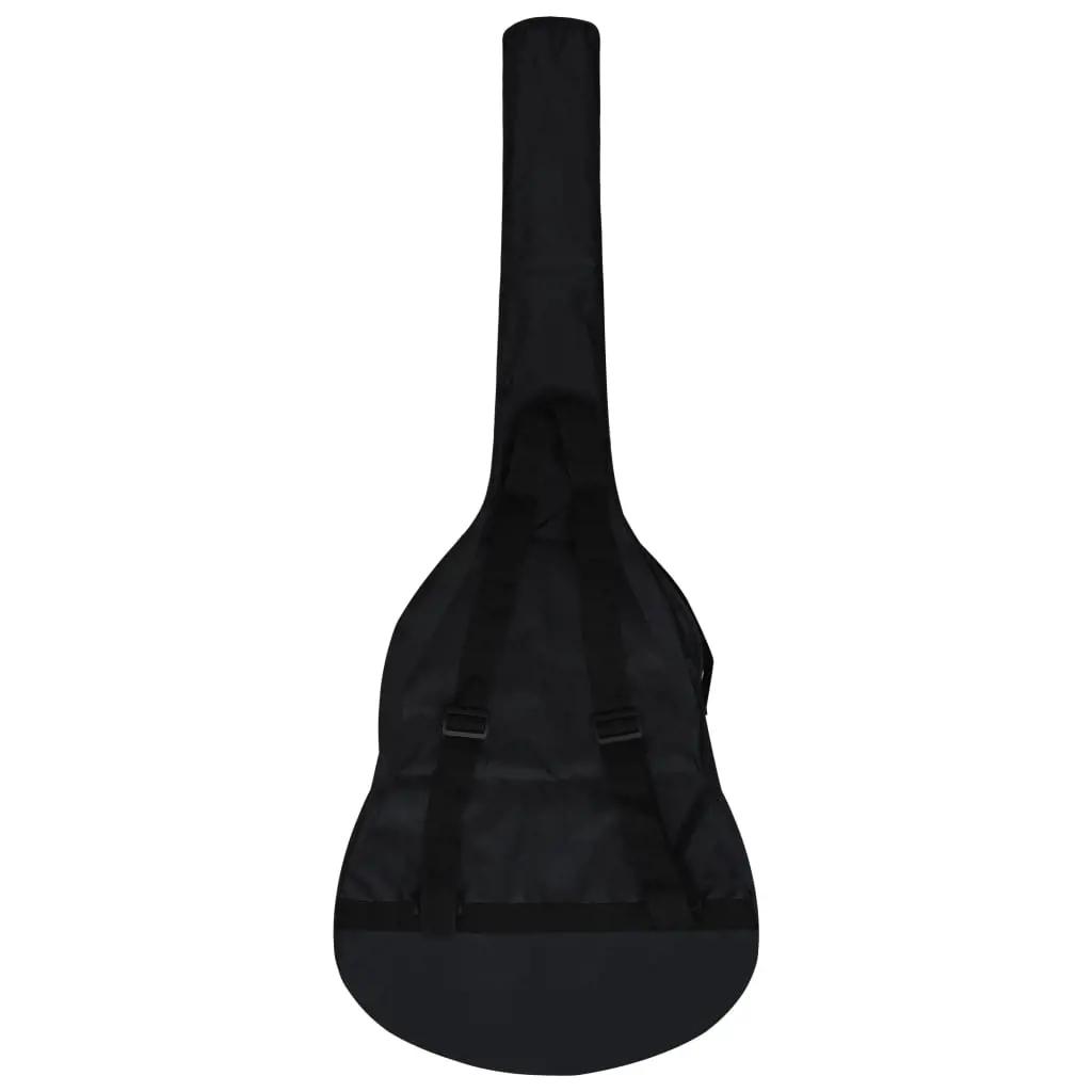 Gitaartas voor 1/2 klassieke gitaar 94x35 cm stof zwart (3)
