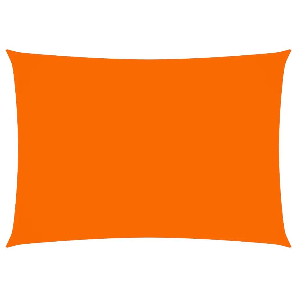 Zonnescherm rechthoekig 2x4,5 m oxford stof oranje (1)