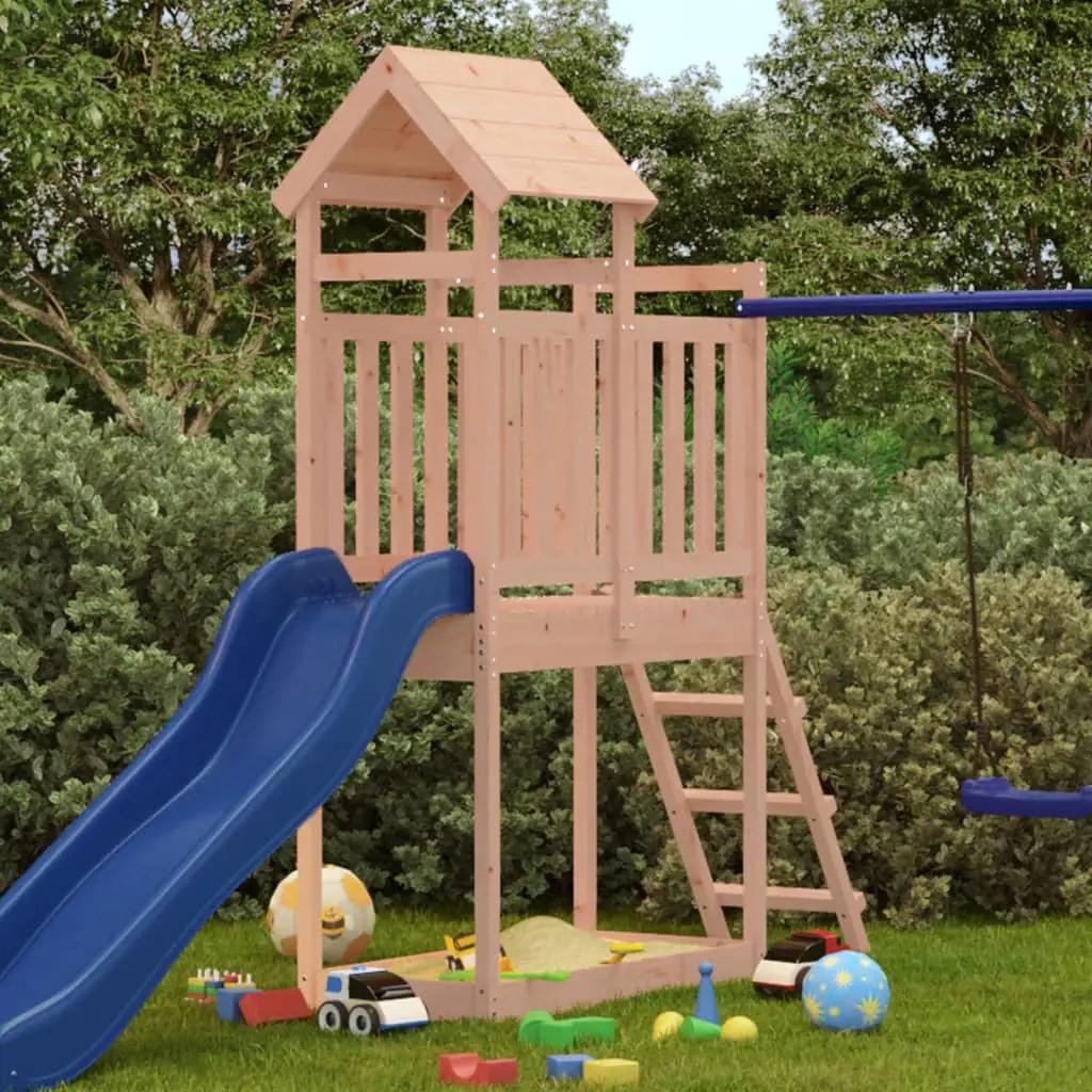Speeltoren met ladder 53x110x214 cm massief grenenhout (2)
