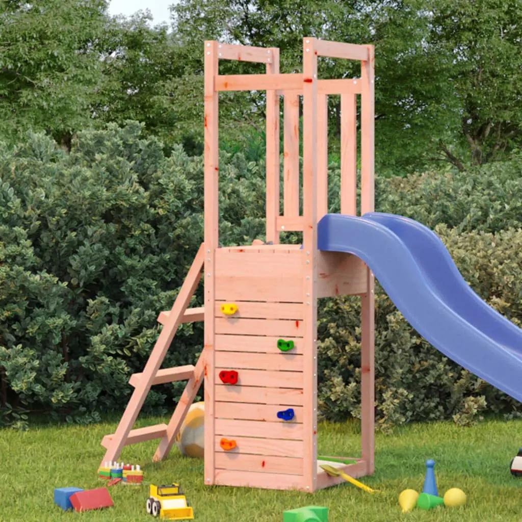 Speeltoren met ladder en klimwand 53x46,5x169 cm douglashout (2)
