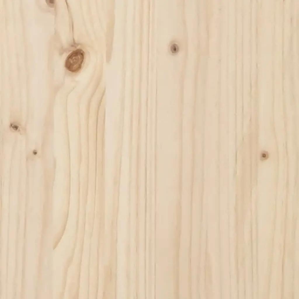 Bedframe met hoofdbord massief grenenhout 100x200 cm (5)
