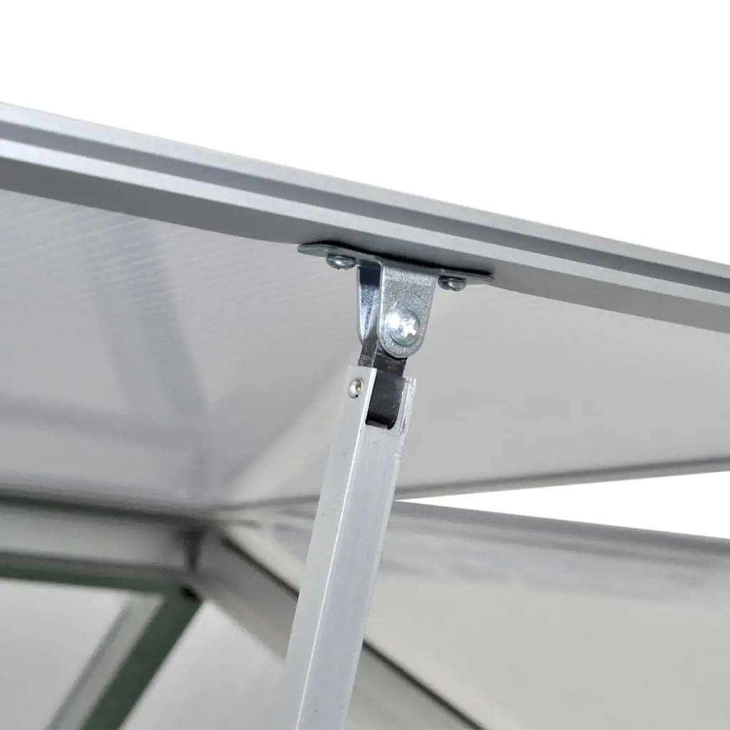 Tuinkas versterkt aluminium met basisframe 9,025 m² (5)