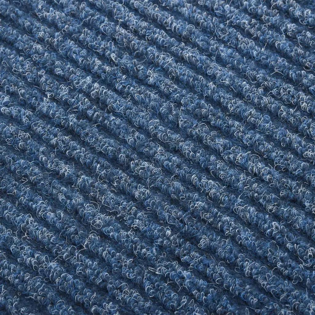 Droogloopmat 100x250 cm blauw (6)