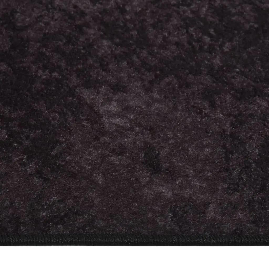 Vloerkleed wasbaar anti-slip 120x170 cm antracietkleurig (4)