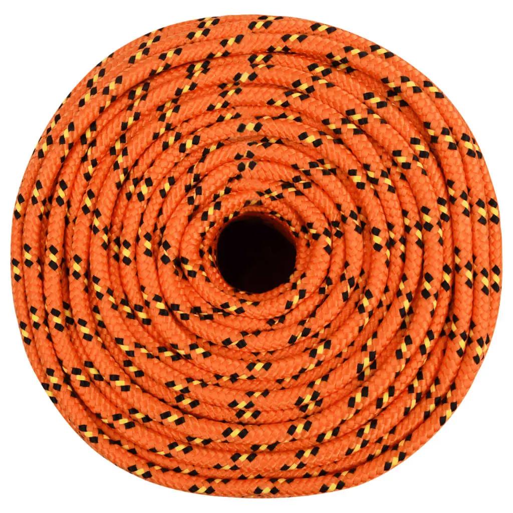 Boottouw 10 mm 100 m polypropyleen oranje (3)