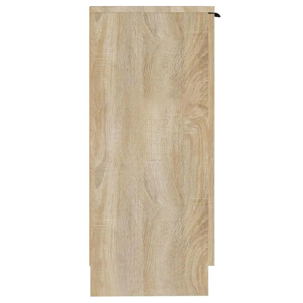 Dressoirs 2 st 30x30x70 cm bewerkt hout sonoma eikenkleurig (8)