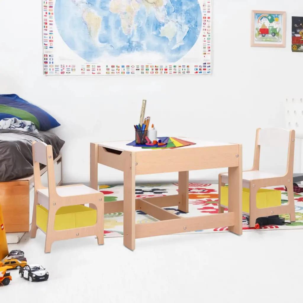 Kindertafel met 2 stoelen MDF